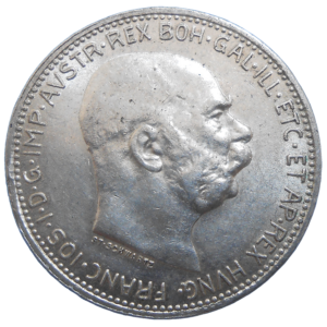 František Jozef I. 1 koruna 1914 bz