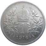 František Jozef I. 1 koruna 1916 bz