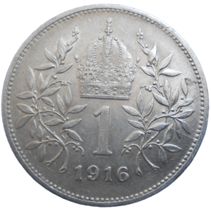 František Jozef I. 1 koruna 1916 bz