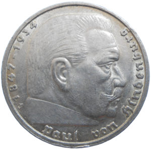 Nemecko 5 Mark 1937 J