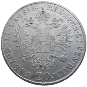 Ferdinand V. 20 grajciar 1844 M