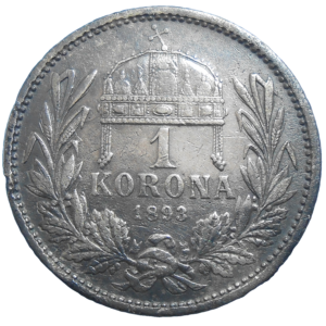 František Jozef I. 1 koruna 1893 KB