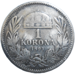 František Jozef I. 1 koruna 1893 KB