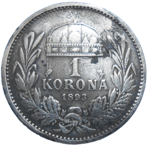 František Jozef I. 1 koruna 1893 KB