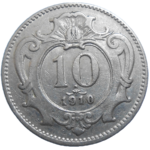 František Jozef I. 10 Heller 1910 bz