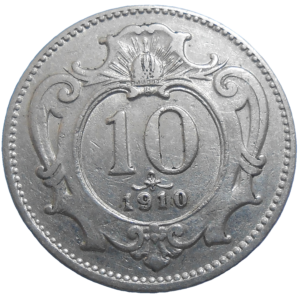 František Jozef I. 10 Heller 1910 bz