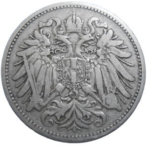 František Jozef I. 20 Heller 1894 bz