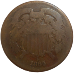 USA 2 Cents 1865