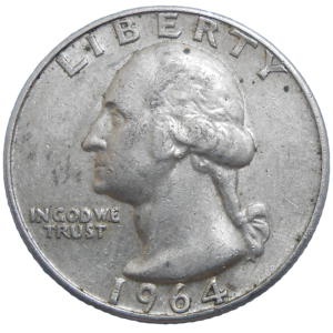 USA Quarter Dollar 1964 D