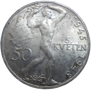 50 KČS 1948 3. výročie pražského povstania