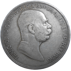 František Jozef I. 5 Koruna 1908 Jubilejná