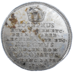 Jozef II. Korunovačný žetón 1764