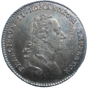 František II. Korunovačný žetón 1792