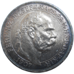 František Jozef I. 5 Koruna 1907 KB Korunovačná