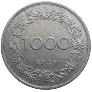 Rakúsko 1000 Kronen 1924