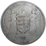 Maďarsko 5 Pengo 1930 BP