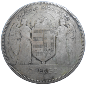 Maďarsko 5 Pengo 1930 BP