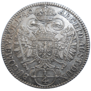 Karol VI. 1/4 Toliar 1740