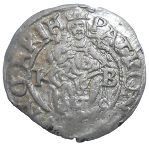 Maximilián II. Denár 1572 KB