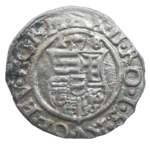 Maximilián II. Denár 1578 KB