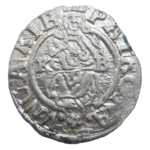 Maximilián II. Denár 1578 KB