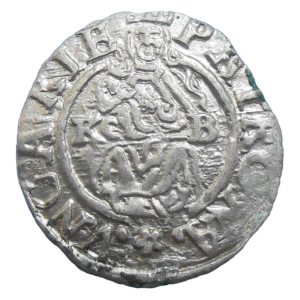 Maximilián II. Denár 1578 KB