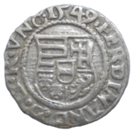 Ferdinand I. Denár 1549 KB