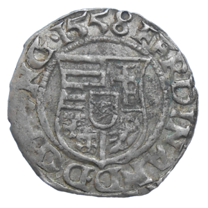 Ferdinand I. Denár 1558 KB
