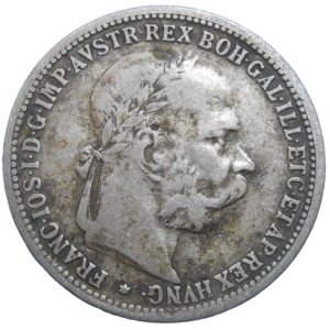 František Jozef I. 1 koruna 1893 bz