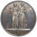 Strieborná Medaila 1841 Metternich