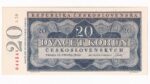 20 Korún 1953 A50 Nevydaná