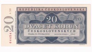 20 Korún 1953 A50 Nevydaná