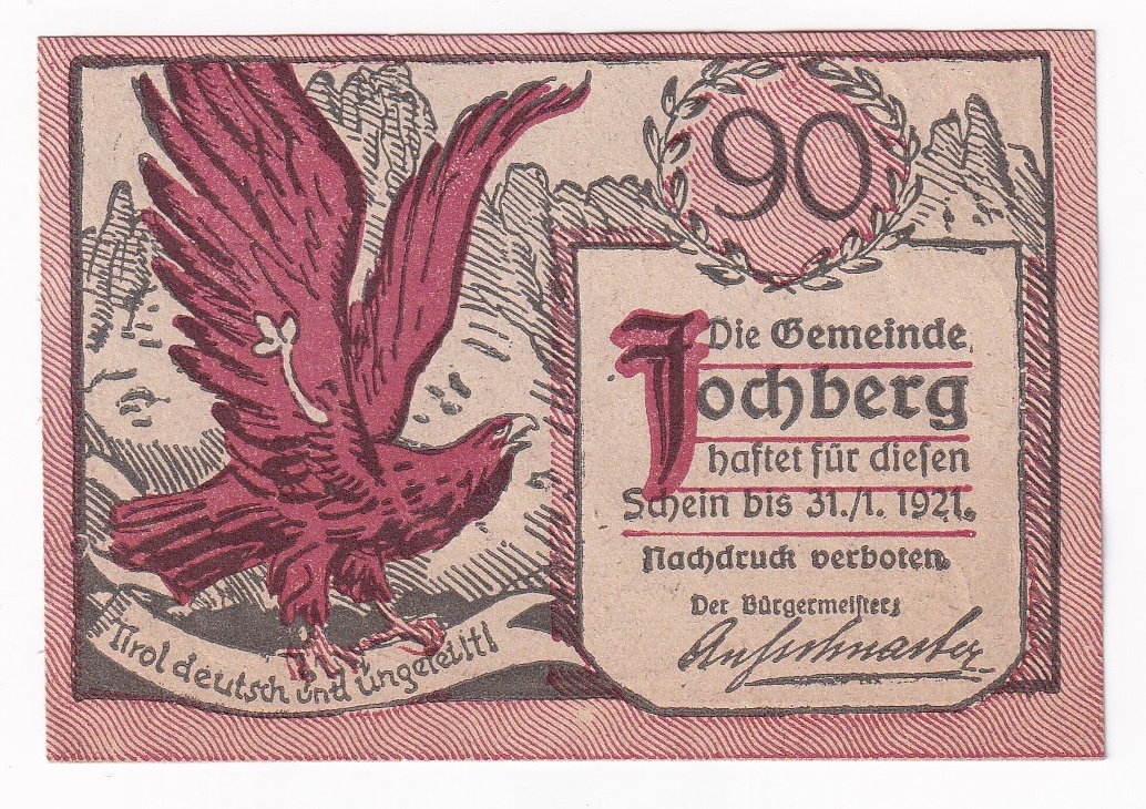 Rakúsko 90 Heller 1921 Rakúsko 90 Heller 1921
