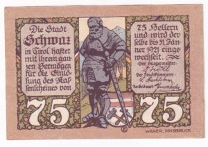 Rakúsko 75 Heller 1921