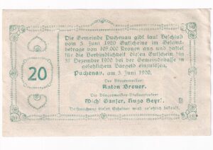 Rakúsko 20 Heller 1920