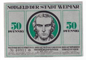 Nemecko 50 Pfennig 1921