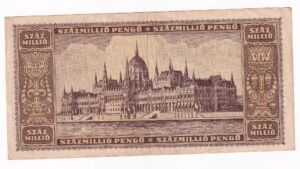 Maďarsko 100 Miliónov Pengo 1946