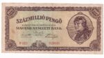 Maďarsko 100 Miliónov Pengo 1946