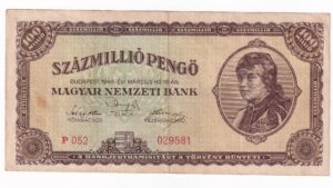 Maďarsko 100 Miliónov Pengo 1946