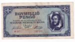 Maďarsko 1 Milión Pengo 1945