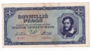 Maďarsko 1 Milión Pengo 1945