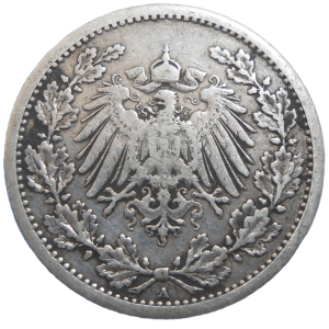 Nemecko 1/2 Mark 1906 A