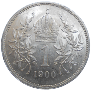 František Jozef I. 1 koruna 1900 bz
