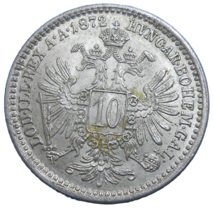 František Jozef I. 10 grajciar 1872 bz