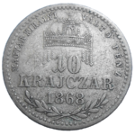 František Jozef I. 10 grajciar 1868 KB
