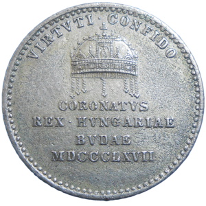 František Jozef I. Korunovačný žetón 1867