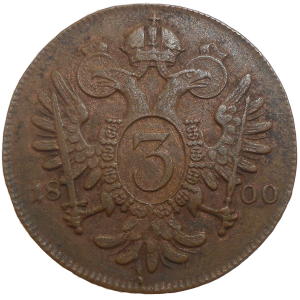 František II. 3 grajciar 1800 C