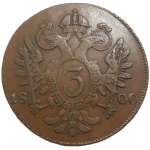 František II. 3 grajciar 1800 B