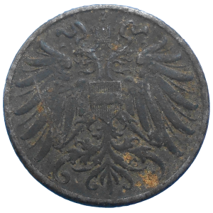 Karol I. 2 Heller 1917 bz