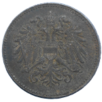 Karol I. 20 Heller 1917 bz